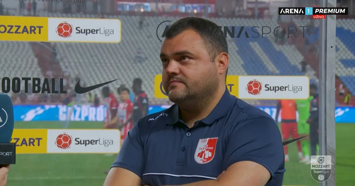 Trener Radničkog iz Niša sve objasnio posle Zvezde: "Kao da smo se stideli..."