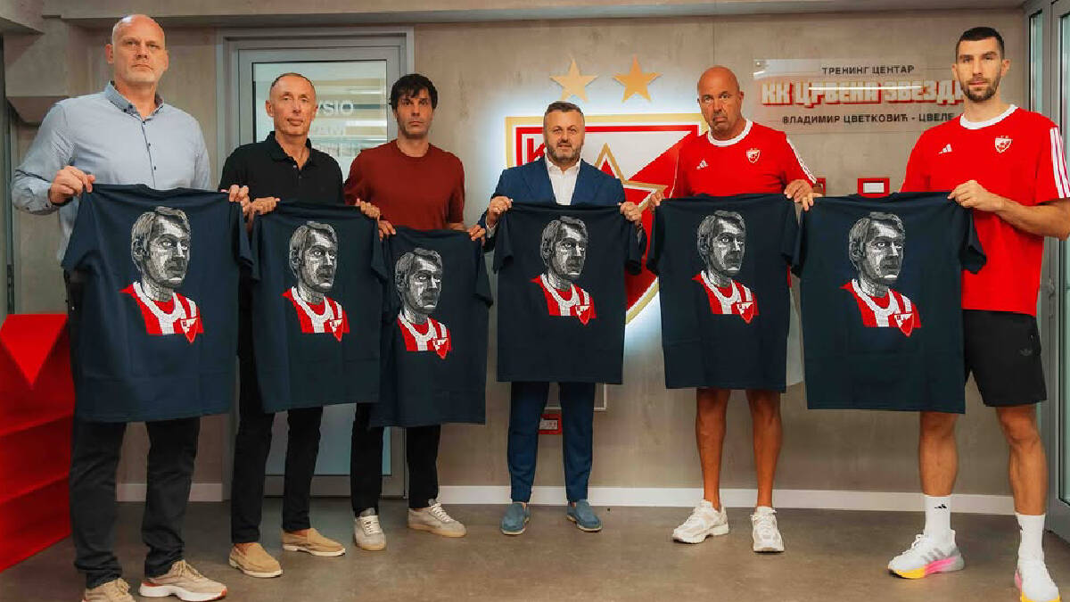 Trening centar Crvene zvezde Vladimir Cvetković Cvele: "Ove prostorije je trebalo on da otvori"