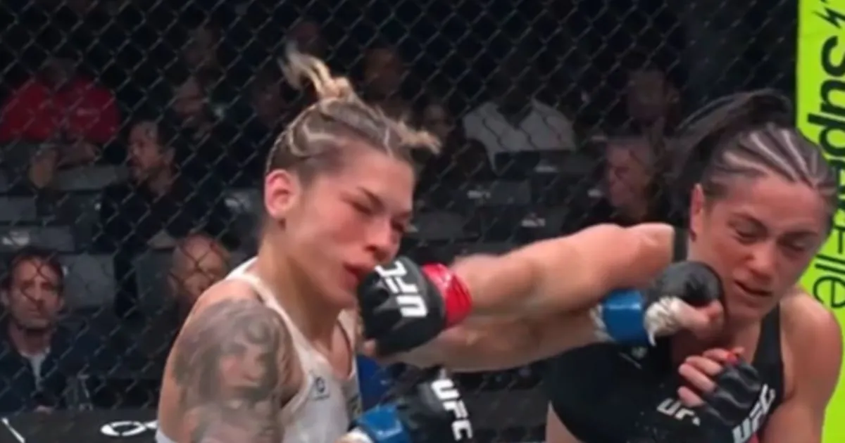 Uznemirujuće! Montenegro udavljena u lokvi krvi: UFC u Parizu otvoren na najbrutalniji način