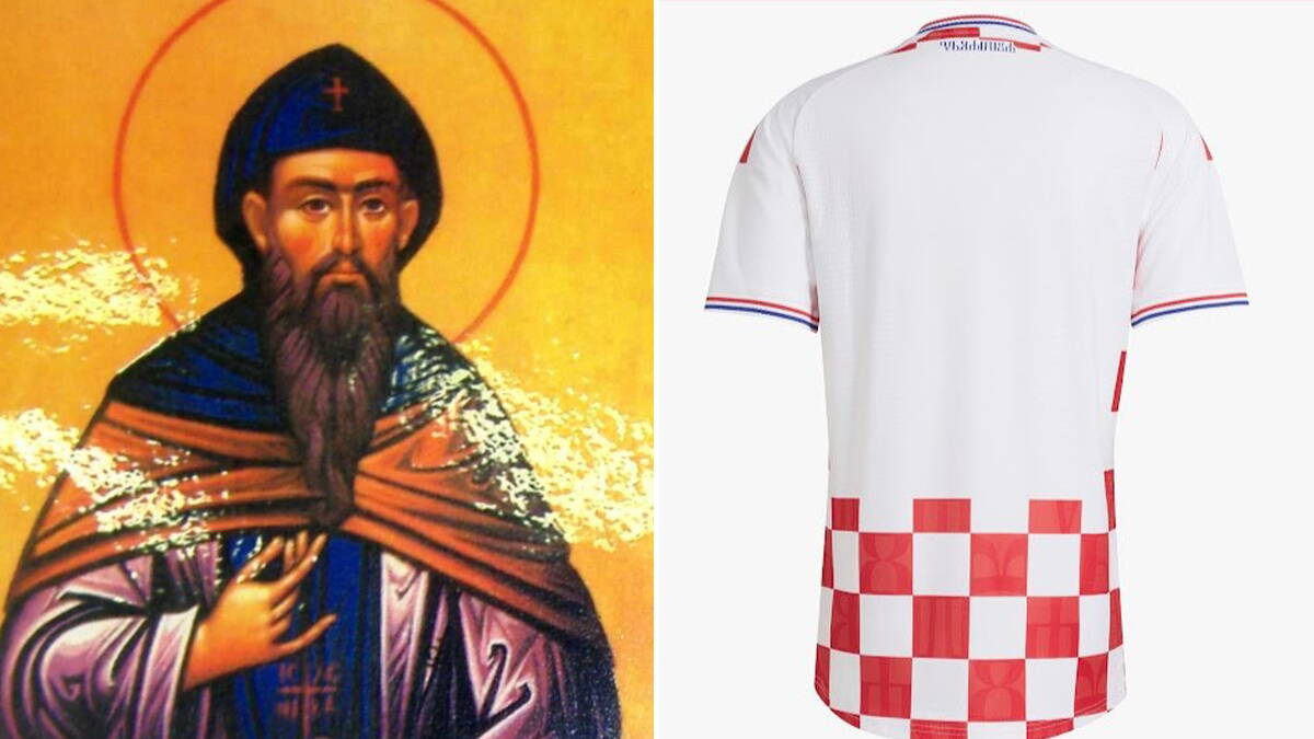 Hrvatska na dres stavila pismo Svetog Ćirila: Srbi ga poštuju i slave, svuda su njegovi hramovi i ulice