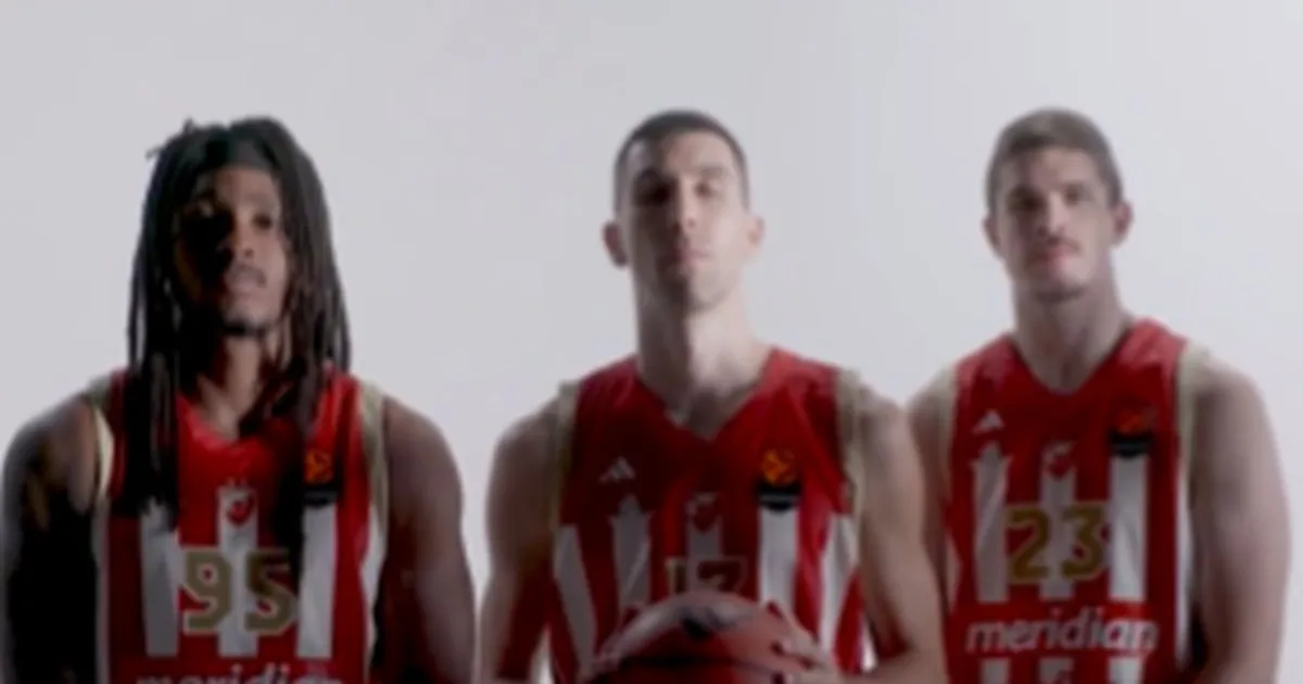 Ovako izgledaju novi dresovi KK Crvena zvezda